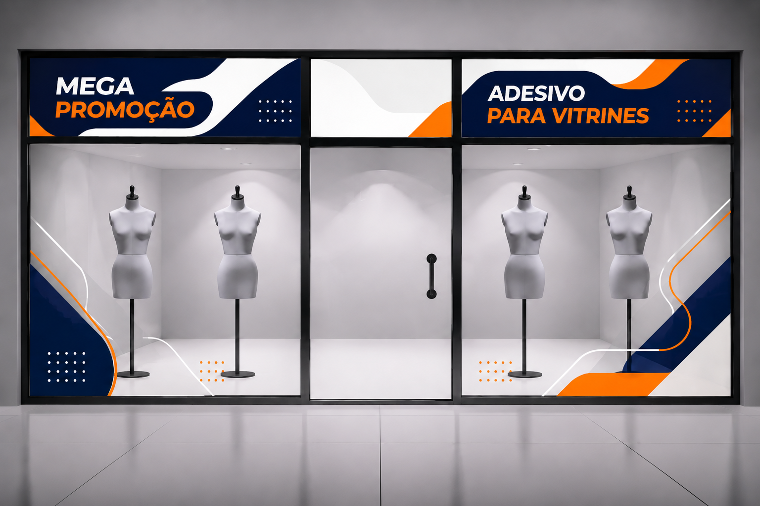 Adesivos vinil aplicados